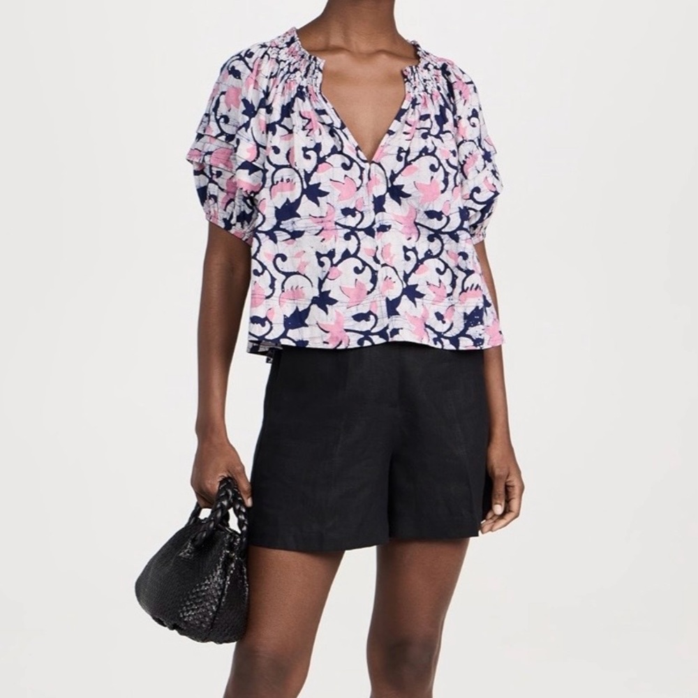NWT Apiece Apart Caminitas Puff Sleeve Top